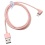 Rose Gold Right-angled Lightning Braided cable 3 FT