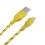 Yellow Woven Pattern Data Cable 6 FT