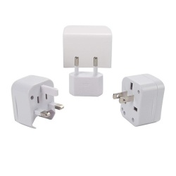 MyBat Universal Travel Plug AC Adapter - White