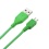 Green Woven Pattern Data Cable 6 FT