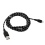 MyBat Woven Pattern Data Cable 6 FT - Black