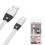 White Noodle Data Cable 3 FT