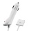 MyBat Car Charger for iPod and iPhone - White