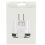 White 8Pin Travel Charger with Dual USB Ports