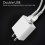 MyBat Dual USB Travel Charger Adapter(2.1A) - White