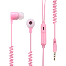 Pink Stereo Handsfree (with Slingshot Cable)(343)