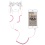 Pink Stereo Handsfree (with Slingshot Cable)(343)