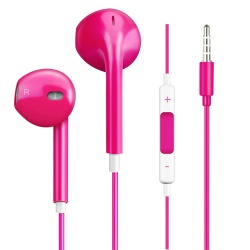 Hot Pink Stereo Handsfree (545)