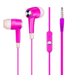 MyBat Stereo Handsfree - Hot Pink