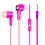 MyBat Stereo Handsfree - Hot Pink