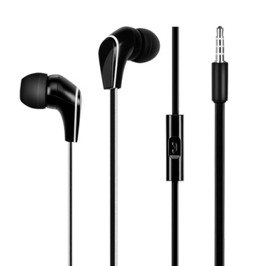 iPhone Black/White Edges Stereo Handsfree (640)