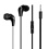 iPhone Black/White Edges Stereo Handsfree (640)