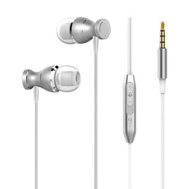 MyBat Metal Stereo Handsfree - White