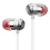 White Metal Stereo Handsfree (651) -WP