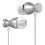 MyBat Metal Stereo Handsfree - White