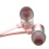 Rose Gold Metal Stereo Handsfree (C51) -WP