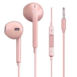 Rose Gold Stereo Handsfree (C45)