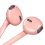 Rose Gold Stereo Handsfree (C45)