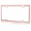 Valor Rose Gold Diamond License Plate Frame