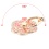 Pink Flower Diamond Adhesive Ring Stand