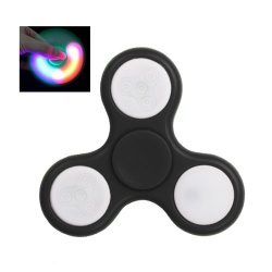 Black LED Light Triangle Spinner