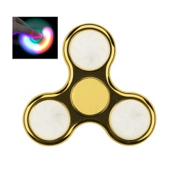 Gold Plating LED Light Triangle Spinner