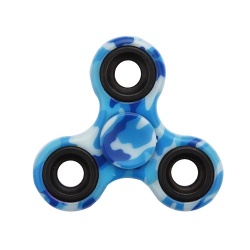 Blue Camouflage Triangle Spinner