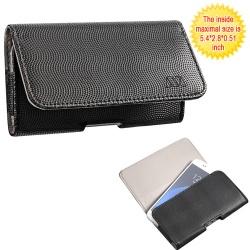 Black/Gray Wavy Horizontal Pouch (2701) (NO Package)