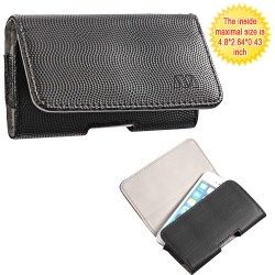 Black/Gray Wavy Horizontal Pouch (2703) (NO Package)