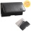 Black/Gray Textured Horizontal Pouch (2902) (NO Package)