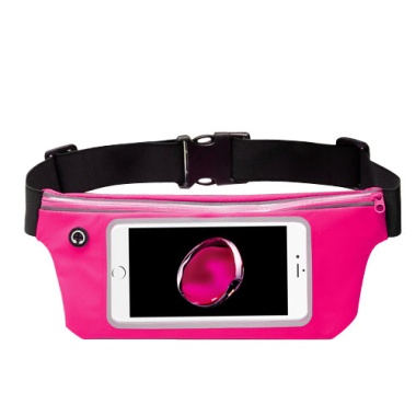 Airium Sports Activity Waist Pack Pocket Belt - Hot Pink