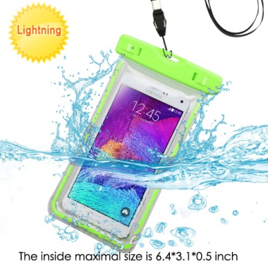 MyBat Universal Lightning Waterproof Bag (with Lanyard) - Apple Green