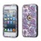 Purple European Flowers/Black VERGE Hybrid Protector Cover