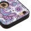 Purple European Flowers/Black VERGE Hybrid Protector Cover