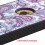 Purple European Flowers/Black VERGE Hybrid Protector Cover