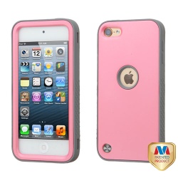 Rubberized Pearl Pink/Iron Gray VERGE Hybrid Protector Cover