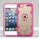 Transparent Clear/Hot Pink Challenger Hybrid Protector Cover