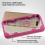 Transparent Clear/Hot Pink Challenger Hybrid Protector Cover