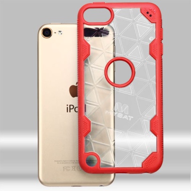 Transparent Clear/Red Challenger Hybrid Protector Cover