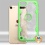 Transparent Clear/Electric Green Challenger Hybrid Protector Cover-Triangles