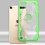 Transparent Clear/Electric Green Challenger Hybrid Protector Cover-Triangles