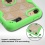 Transparent Clear/Electric Green Challenger Hybrid Protector Cover-Triangles