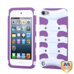 Solid Ivory White/Electric Purple Ribcage Protector Cover