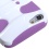 Solid Ivory White/Electric Purple Ribcage Protector Cover