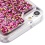 Hot Pink Polygons Quicksand Glitter Hybrid Protector Cover