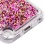 Hot Pink Polygons Quicksand Glitter Hybrid Protector Cover