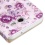 MyBat MyJacket Wallet Diamond Series - Fresh Purple Flowers