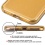 Transparent Gold Sheer Glitter Premium Candy Skin Cover