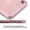 Transparent Rose Gold Sheer Glitter Premium Candy Skin Cover