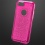 Transparent Hot Pink Sheer Glitter Premium Candy Skin Cover